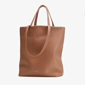 Cuyana Tall Easy Tote Caramel